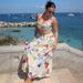 Women's Clothing Women's INS Casual Vacation Skirt Two Piece Set Four Way Stretch Printed Style Suspender Skirt For Spring Autumn Winter_ecoleips.com