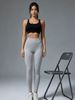 Casual Style Women's Leggings Are Thin And Fashionable, Solid Color, High Waist, Elastic And Slim, Daily Commuting Sports_ecoleips.com