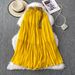Women's High-Waisted A-Line Midi Skirt | Flowy Tiered Ruffle Hem Summer Skirt For Petite To Regular Sizes, Casual Elegance_ecoleips.com
