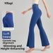 NS Youth Version High Waist Nude Yoga Pants For Women Flared Hip Lift Fitness Tight Sportswear_ecoleips.com