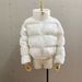 Women's Clothing Puffer Jacket With Stand Collar - Stylish Quilted Coat For Casual & Office Wear_ecoleips.com