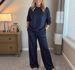Sparkling Hoodie And Pants Set Women's Independent Website Cross Border European And American Style Loose Fit Two Piece Outfit For Holiday Christmas_ecoleips.com