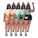 Women's Striped Two Piece Set Casual Short Sleeved Shorts Clothing_ecoleips.com