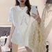 100% Cotton European Trendy Brand Heavy Rhinestone Paris Eiffel Tower Short Sleeve T-Shirt For Women Plus Size Slimming_ecoleips.com