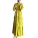 Women's Clothing Autumn And Winter New Products Robe Solid Color Fashion Temperament Dress_ecoleips.com
