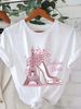 European And American Cross-border Foreign Trade Women's Round-neck Printed Short-sleeve T-shirt Top_ecoleips.com