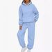 Aria Basics 2025 European And American Foreign Trade Autumn Winter Two-Piece Set Casual Hoodie Tracksuit Long Pants Outfit_ecoleips.com