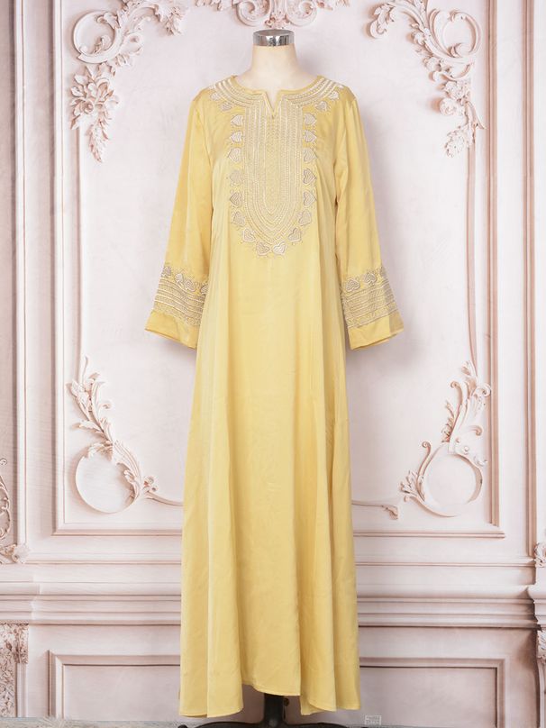 Women's Clothing New Dress Southeast Asia Dubai Embroidered Robe_ecoleips.com