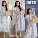 Summer New Korean Fashion Printed Maternity Dress_ecoleips.com