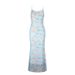 AD193 Southeast Asia Spring And Autumn New Fresh Resort Style Vintage Printed Strap Bodycon Sweet Dress_ecoleips.com