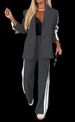 Women's Clothing 2026 Cross Border Independent Station And Winter Women's Long Sleeve Lapel Casual Suit Set_ecoleips.com