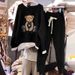 Women's Clothing Fashionable Street Sports Casual Suit For Women, Spring And Autumn Age Reducing Slim Cardigan, Long Sleeved Sweatshirt Two Piece Suit_ecoleips.com