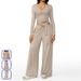 Women's Clothing Women's Cross-Backless Brushed Yoga Set Casual Quick-Drying Running Fitness Sportswear European American Style_ecoleips.com