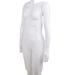 Women Glamorous Party Dress Featuring Sheer Mesh Fabric, Shining Rhinestone Embellishment And Classic Crew Neckline_ecoleips.com