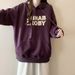 European American Style Real Shot Spring And Autumn Thin Hooded Sweatshirt For Women, New Loose-fitting Korean Version_ecoleips.com
