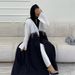 Verve MQ210 New Muslim Women's Clothing Dubai Fashion 3D Embroidered Wrinkled Cardigan Abaya_ecoleips.com