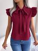 Tops For Women Trendy Graphic Going Out Tops Oversized Short Sleeve Y2K Tops Summer Chiffon Blouses Boho Shirts Party Tunic_ecoleips.com