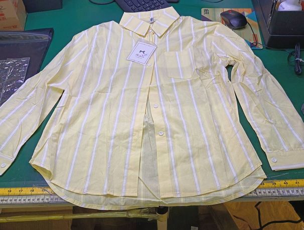 Women's Striped Long Sleeved Shirt Spring/Summer Loose Slimming Korean Style_ecoleips.com