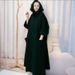 2025 Spring And Autumn New Loose Mid-Length Seven-Point Pile Dress Coat Elegant Plus Size Women's Clothing_ecoleips.com