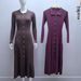 Elegant Polo Collar Knit Dress For Women - Long Sleeve A-Line Modal Blend Dress With Button Front, High Waist, And Flowy Fit - Perfect For Casual_ecoleips.com
