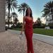 Backless Sequin 2025 European And American Sexy Women's New Strap Slim Dress Long Style_ecoleips.com