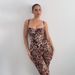 Women's Clothing Spring New Fashion Sexy Leopard Print Suspenders Backless High Waist Hip Tight Jumpsuit_ecoleips.com