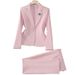 Women's Clothing Green Suit Jacket Spring And Autumn Commuting Waist Professional Wear High End Work Clothes_ecoleips.com