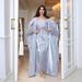 Verve 2025 Muslim Women's Feather Sequin Set Dress_ecoleips.com