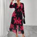 Floral Wrap Dress For Women – Plus Size, Flattering & Elegant V-Neck Summer Dress_ecoleips.com