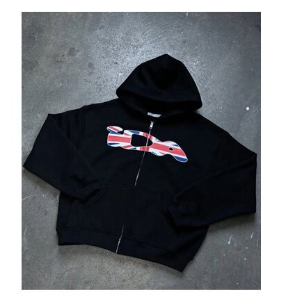 Unisex Black Hoodie 2026 New Zipper IDA Print Versatile Hot Selling Series Women's Clothing Outerwear_ecoleips.com