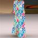 2026 European And American Spring/Summer New Women's V-neck Long Sleeve Pocket Printed Loose Dress_ecoleips.com