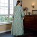 New Muslim Robe Women's Long Sleeved Abaya Embroidered Dress_ecoleips.com