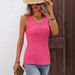 Elegant Women's Cross Front Summer Vest Top Slim Fit Sleeveless Camisole Holiday Beachwear Essential_ecoleips.com