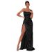 Women's Clothing Solid Color Sexy Long Skirt Evening Dress Top Long Skirt_ecoleips.com