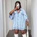 Women's Sleeveless Shawl Denim Jacket Loose Fit European And American Street Fashion in Stock Various Sizes_ecoleips.com