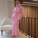 Modest Set Elegant Women's Loose Fitting Long Sleeved Dress Set Comfortable Feminine Style For Summer_ecoleips.com
