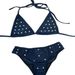 Sexy Halter Neck Three-Point Bikini European American Style Y2K Beach Swimwear Metal Decoration Cross Border Summer_ecoleips.com