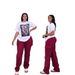 Women's Casual Stylish Loose Fitting Two Piece Set Pants With Multiple Pockets Trendy Fashionable And Versatile_ecoleips.com