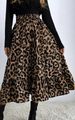 Women's Clothing Sexy Leopard Print High-Waisted Midi Skirt Loose Fitting Maxi Skirt Style Large For Formal & Casual For Women_ecoleips.com