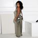 K Women's Neck Hanging, Backless, Wide Leg Jumpsuit_ecoleips.com