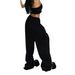 Women's Clothing Sports Pants Casual Pants Cotton Knitted Pants Spring And Autumn Solid Color Loose Sweatpants Hot Girl Street Dance_ecoleips.com