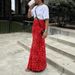 Classic Women's Long Fishtail Skirt Leopard Print Casual Everyday Style Best Selling Spring Summer Version Fitted Skirt_ecoleips.com