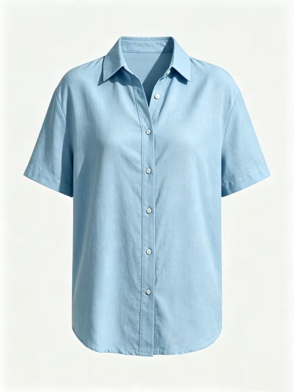 High-End Women's Casual Lapel Shirt Spring/Summer Loose Fitting Versatile Clothing_ecoleips.com