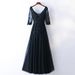 New Long Evening Dress For Women Bride Toast Celebrity Party Host Bridesmaid Banquet Dress Elegant Section Prom Gown_ecoleips.com