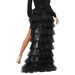skirt Multi Layer Gauze Skirt Over Skirt Bridesmaid Skirt Light Dress Large Swing Floor Length Gauze Skirt_ecoleips.com