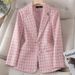Women's Clothing Autumn New Style Small Suit Women's Jacket Casual Of The Internet Celebrity Trendy Short Suit Top Trend_ecoleips.com