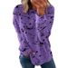 Women's Oversized Print Fleece Sweatshirt - Long Sleeve Crewneck Pullover With 3d Graphic Design, Comfortable Loose Fit, Multiple Colors_ecoleips.com
