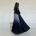 Verve MQ089 Muslim Arab Abaya Robe Cardigan Turkish Fashion Chiffon Pleated Patchwork Dress_ecoleips.com