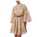 Women's Clothing New French Retro Palace Style Lace Hollow Embroidery Waist Long Sleeved Dress For Women_ecoleips.com
