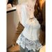 Bowknot Lace Sleeveless Camisole For Women, New Spring And Autumn Style, Gentle Waist-Cinching, Slimming, Layered Base_ecoleips.com